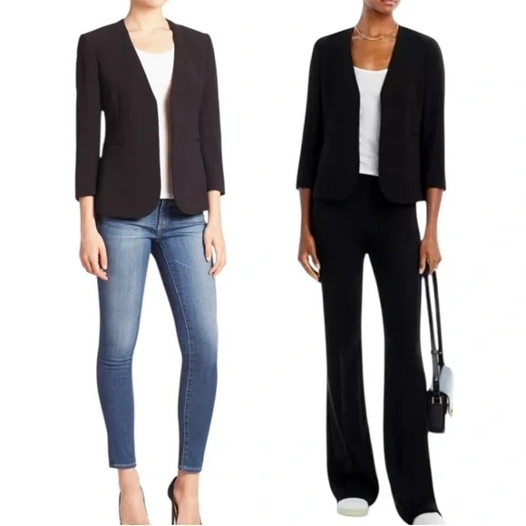 Theory✨LINDRAYIA B CLASSIC CREPE Theory Lindrayia B Admiral Crepe Jacket | Saks Fifth Avenue